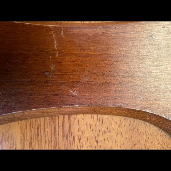 Pair of wood heart wall scones candlestick holders - Picture 5 of 8